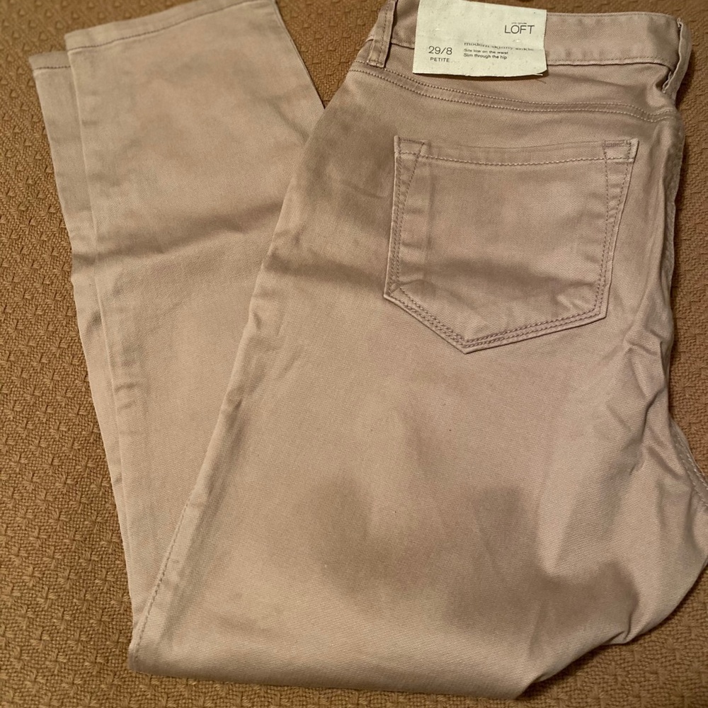 Loft skinny jean 29/8p NWT